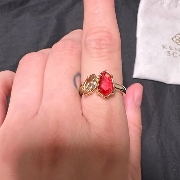 Kendra Scott two stone ring - Picture 2 of 3